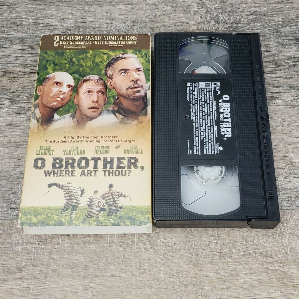 O Brother, Where Art Thou (VHS, 2001) George Clooney, John Turturro